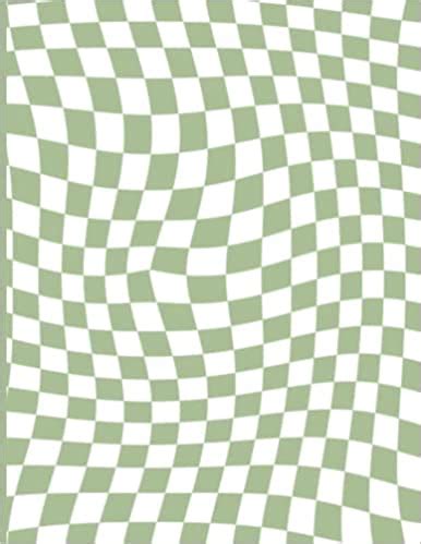 Checkered Notebook: Aesthetic Notebook, Checkerboard Pattern, Blank ...