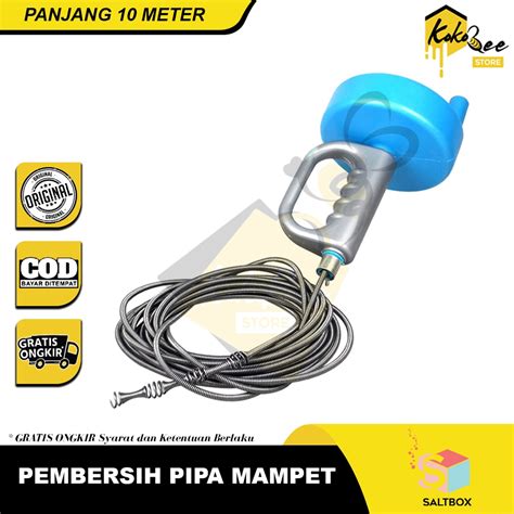 Jual Pipe Cleaner Meter Auger Drain Pembersih Saluran Pipa Mampet