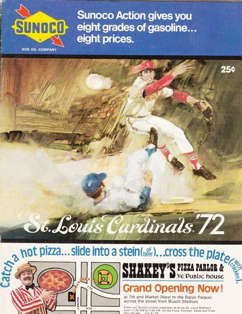 1972 St Louis Cardinals Baseball Roster Semashow