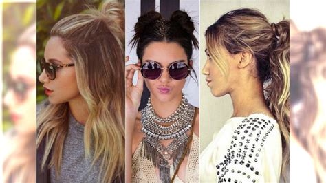 Fryzury Na Lato Half Top Knot Kucyk Warkocze Boho Pomys W Na