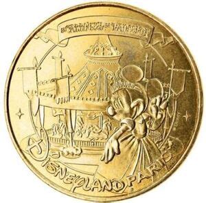 Ficha Disneyland Le Carrousel De Lancelot Francia Tourist Tokens