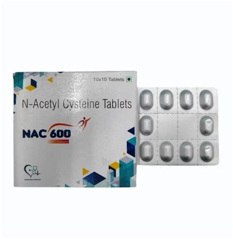 N Acetyl L Cysteine Nac 600 Mg For Oral At Rs 850 Strip In Nagpur Id 27162823012