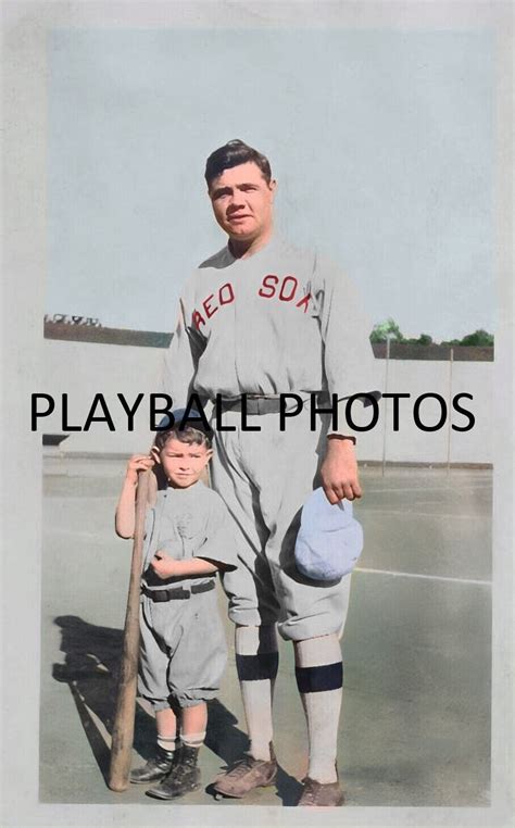 Babe Ruth Boston Red Sox Colorized X Print Free Shipping Ebay