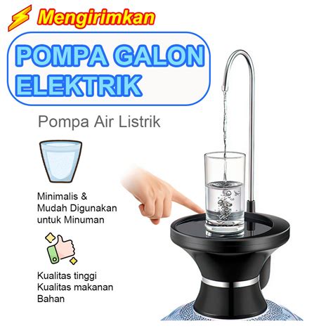 Jual Pompa Air Galon Electric Tatakan Gelas Pompa Galon Air