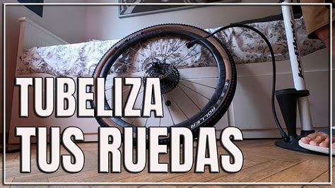 Como Tubelizar Ruedas De Mtb 🚴‍♀️🚴 Youtube