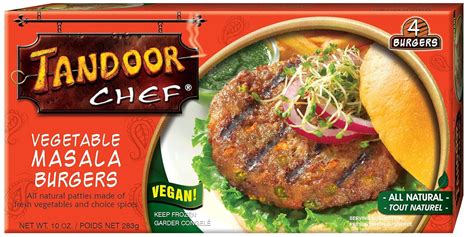 Amazon Tandoor Chef Masala Vegetable Burger 10 Ounce Boxes Pack