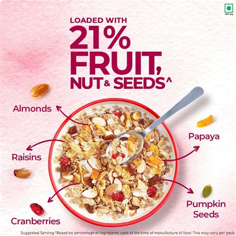 Buy Kellogg S Muesli With Fruit Nut Seeds G Pouch Online Get