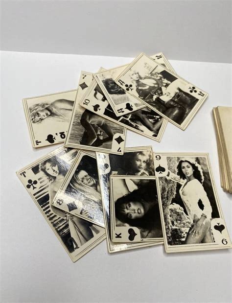 Erotic Playing Cards Naked Women 36 Cards Vintage EBay