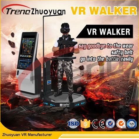 Video Game Virtual Reality Treadmill Workout With Motion Platform