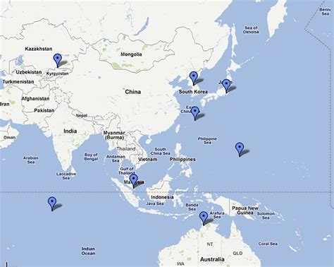 Us Bases In Asia Map - Danika Ekaterina