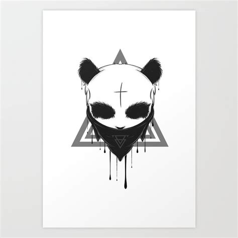 Gangster Panda Art Print by KILLER_LAMB | Society6