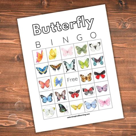 Butterfly Bingo Free Printable Game Artofit