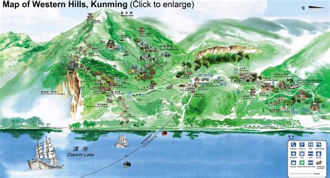 Maps of Kunming China: Hotels, Attractions, Bus Stations