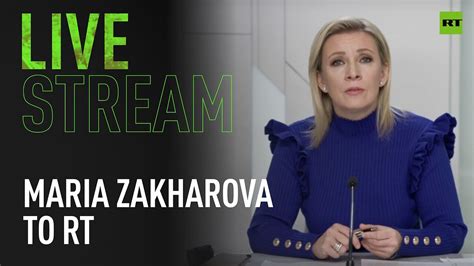 Maria Zakharova talks to RT in an exclusive interview