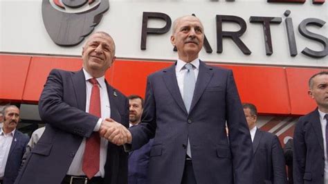 Son dakika AK Parti den Zafer Partisi ne ziyaret Kurtulmuş ve Özdağ