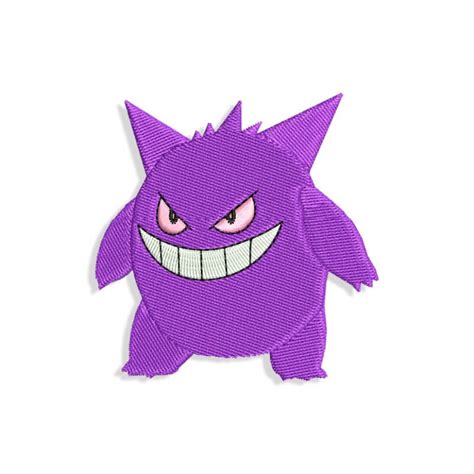 Gengar Pokemon Machine Embroidery Designs And Svg Files