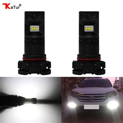 Pcs Psx W Led Fog Light Bulbs Conversion Kit Super Bright Csp Chip