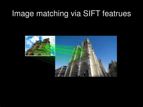 Ppt Scale Invariant Feature Transform Sift Powerpoint Presentation