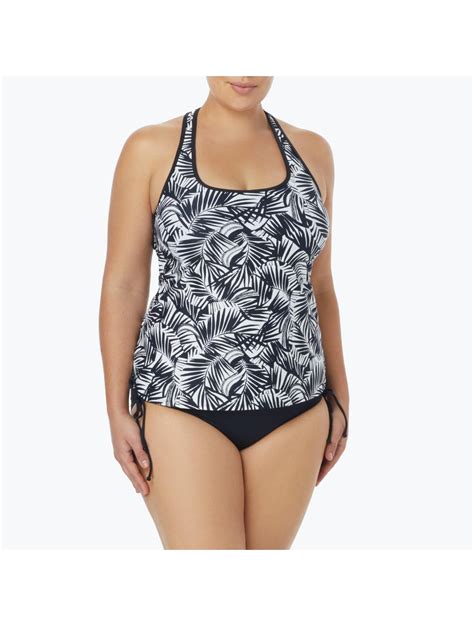 Beach House Plus Size Evelyn Racerback Tankini Top Cape Palm Beach