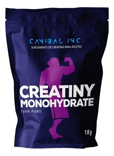 Creatiny 100 Puro Creatina Monohidratada 1kg Canibal Inc Frete grátis