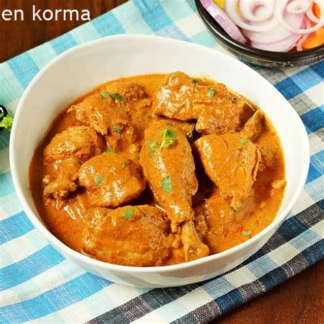 Chicken Korma Recipe - Swasthi's Recipes