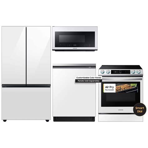 Shop Samsung Bespoke 3 Door French Door Standard Depth Refrigerator Includes Door Within Door