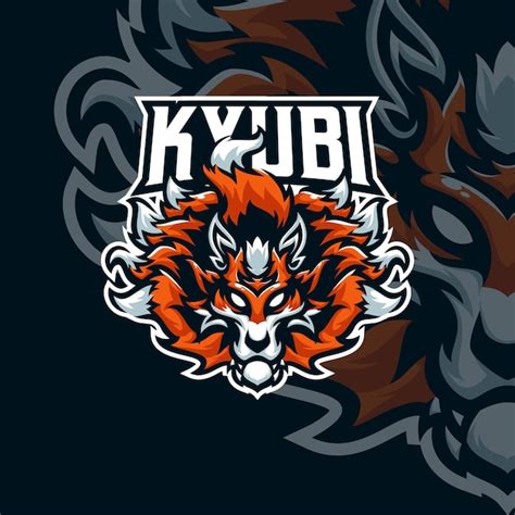 Premium Vector Kyubi Masscot Logo Esport Premium Vector