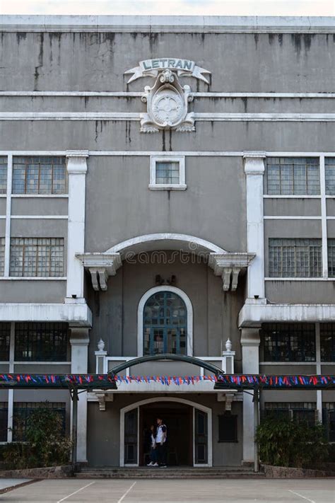 Colegio De San Juan Letran Building Facade In Manila Philippines