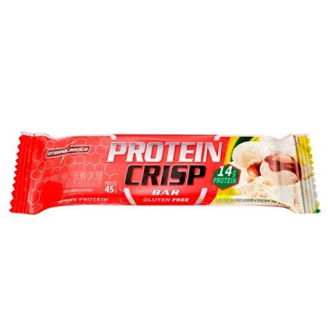 Protein Crisp Bar Integralmédica Leite Ninho Com Creme De Avelã 45g