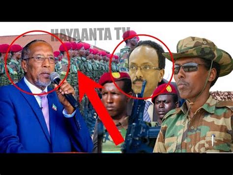 DEGDEG Farmaajo Oo Si Adag Ugu Jawaabay Muuse Biixi Dagaalku Waa Xaq