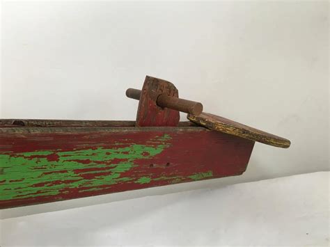 Vintage Folk Art See Saw With Original Patina At 1stdibs