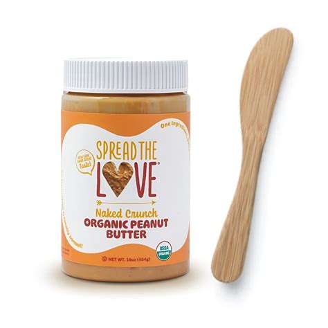 Get Spread The Love Naked Crunch Organic Peanut Butter Bambu Organic Spreader Delivered Weee