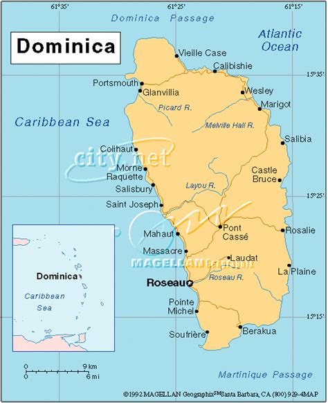 Island Treasure - Dominica Maps