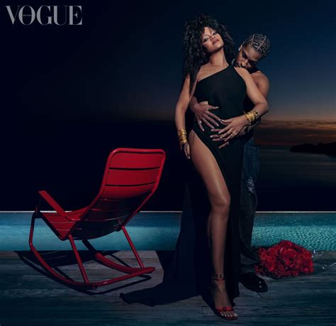 Rihanna and ASAP Rocky - British Vogue March 2023 • CelebMafia