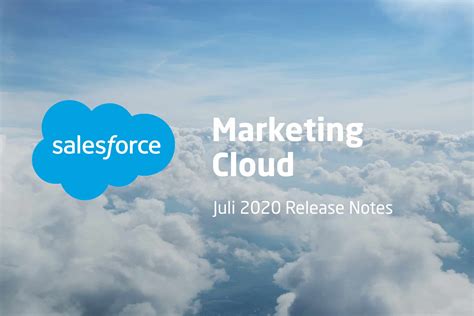 Salesforce Marketing Cloud Highlights Juli Release 2020 Vision11 Gmbh