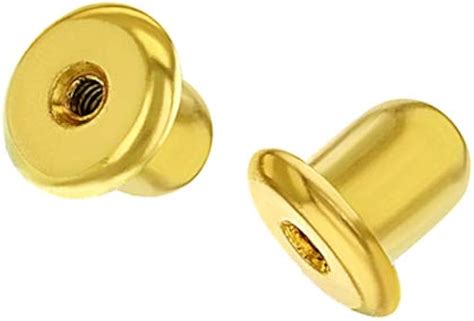 Replacement Pair K Gold Plated Earring Screw Backs Fits In Season