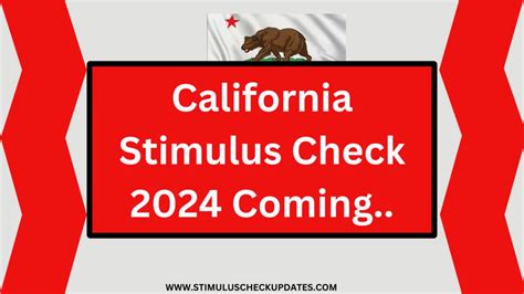 Is California Stimulus Check Coming This Week