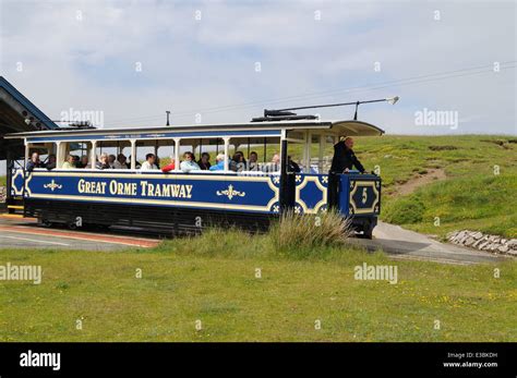 Great Orme Tramway Llandudno Conwy Wales Cymru Uk Gb Stock Photo Alamy