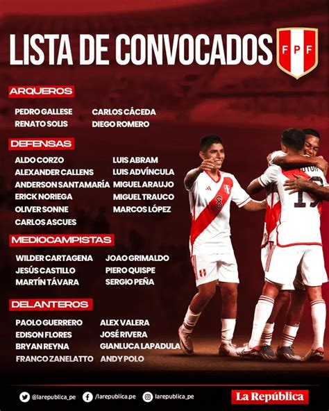 Lista De Convocados Peru Copa America Karen Marlane