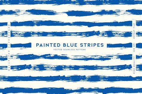 Painted Blue Stripes - Design Cuts