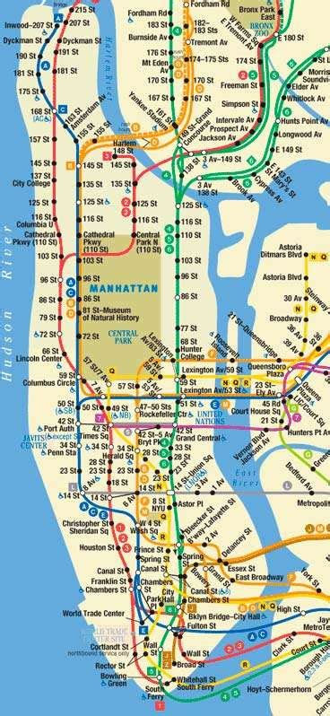 Mapa Metro New York | Mapa