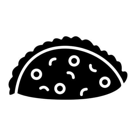 Icono De Glifo De Empanada Vector En Vecteezy