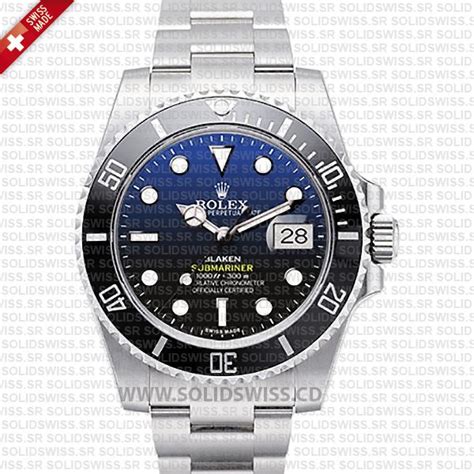 Rolex Submariner Blue Dial | Solidswiss