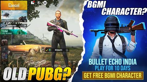 OLD ERANGEL PUBG COMING BACK GET BGMI FREE CHARACTER BY PLAYING