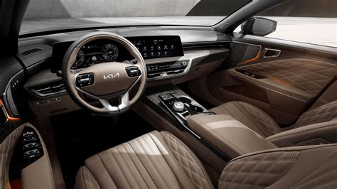 Kia K8 interior – modernity and technology meet in a luxury sports sedan