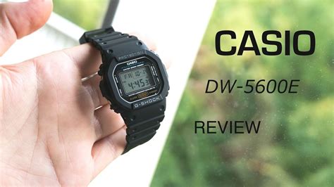 Casio G SHOCK DW 5600E 1V Review YouTube