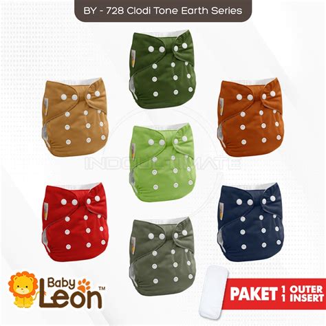 Jual Clodi Popok Bayi Cloth Diaper By Free Insert Baby Leon By