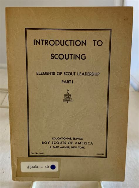 Introduction To Scouting Elements Of Scout Leadership Part I