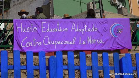 El Centro Ocupacional La Noria de Abarán abre a la sociedad su huerto