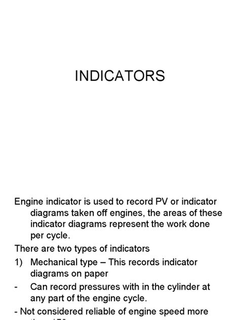 03 Indicator Diagram Pdf Internal Combustion Engine Piston